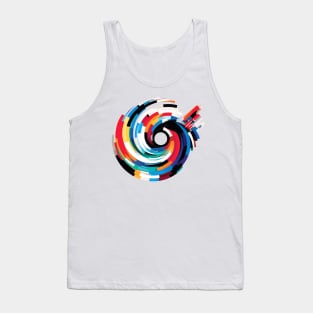 World City Circle Of Life Optimistic Fun Abstract Tank Top